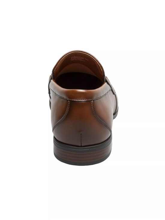 Stacy Adams Men\'s Chestnut Brown Leather Bit Loafers Size 9.5 Wide main image 16